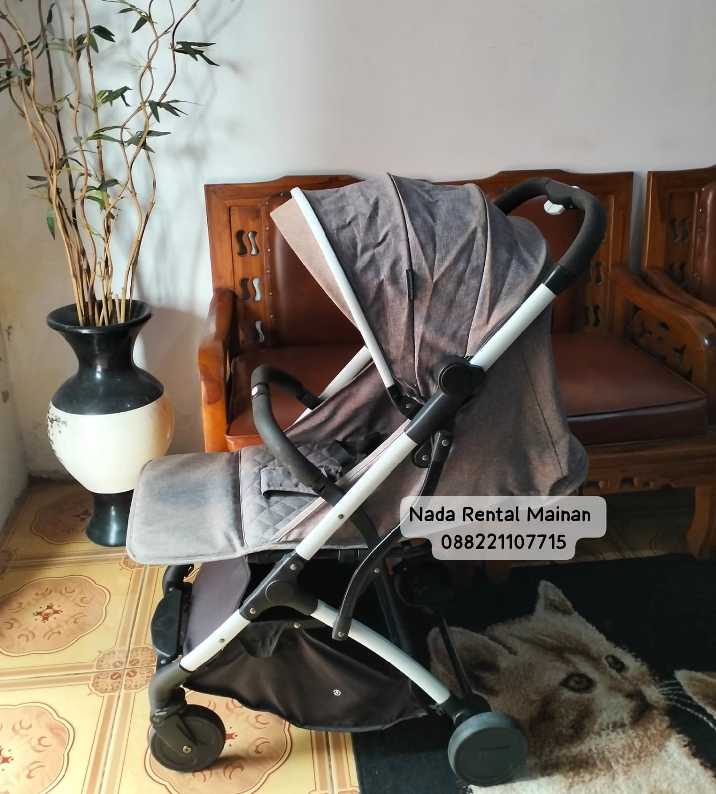 STROLLER BABYDOES PRONTO MID GRAY - UT (WARDA PUDAR SEDIKIT)