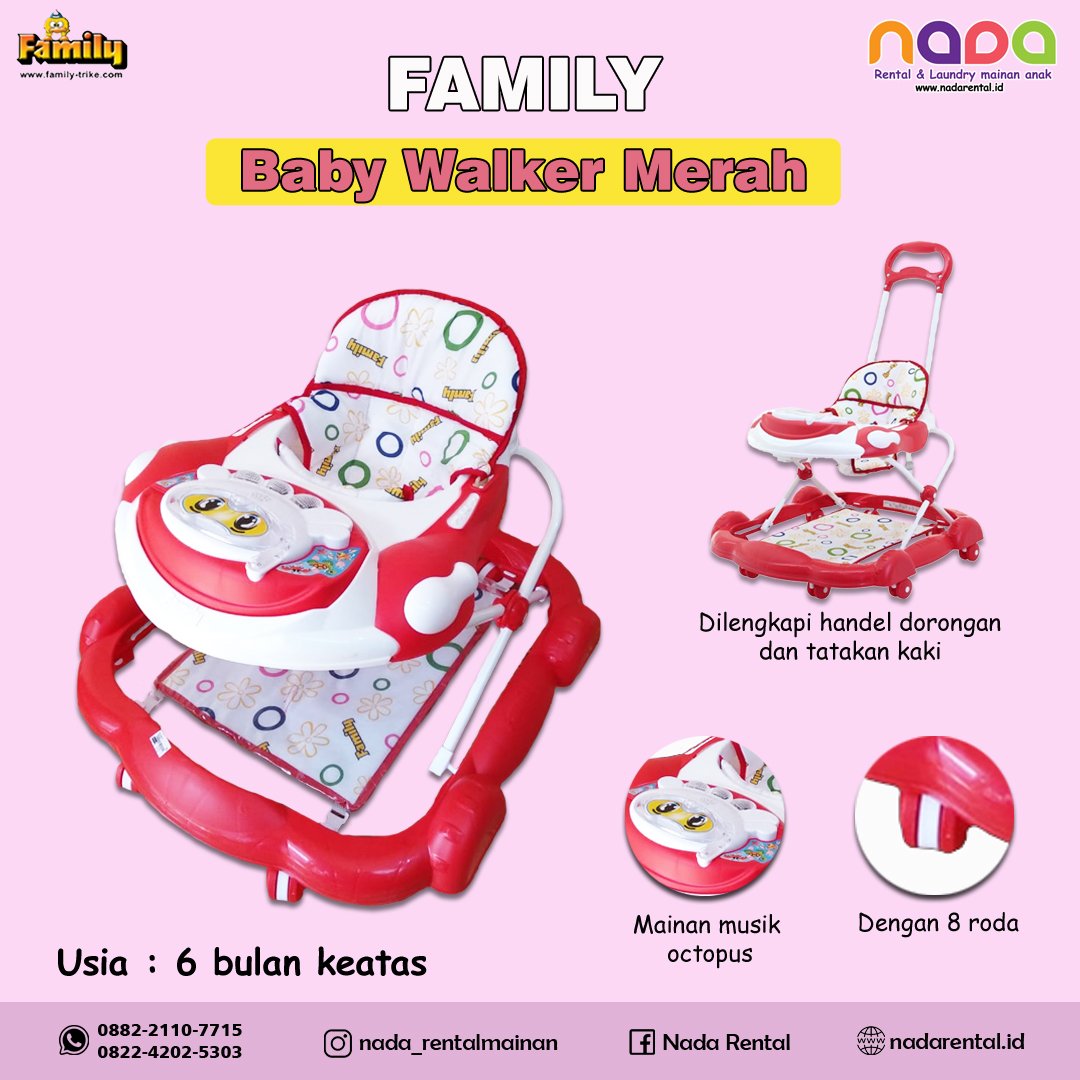 BABY WALKER FAMILY MERAH 1 - UT
