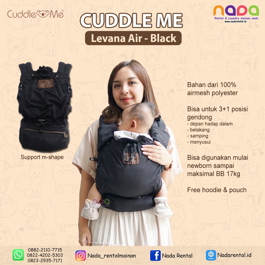 CUDDLE ME SSC LEVANA AIR - BLACK
