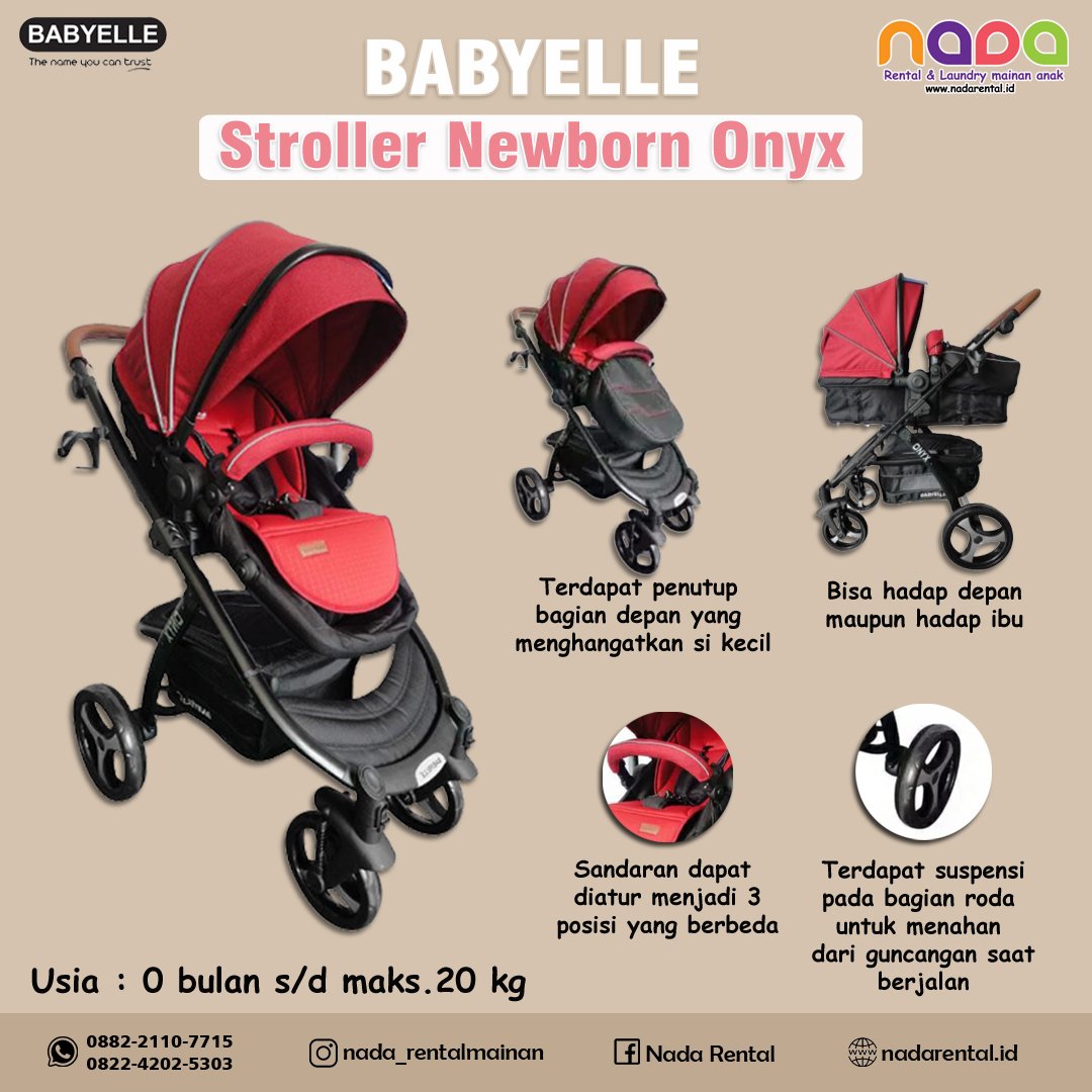 stroller babyelle onyx