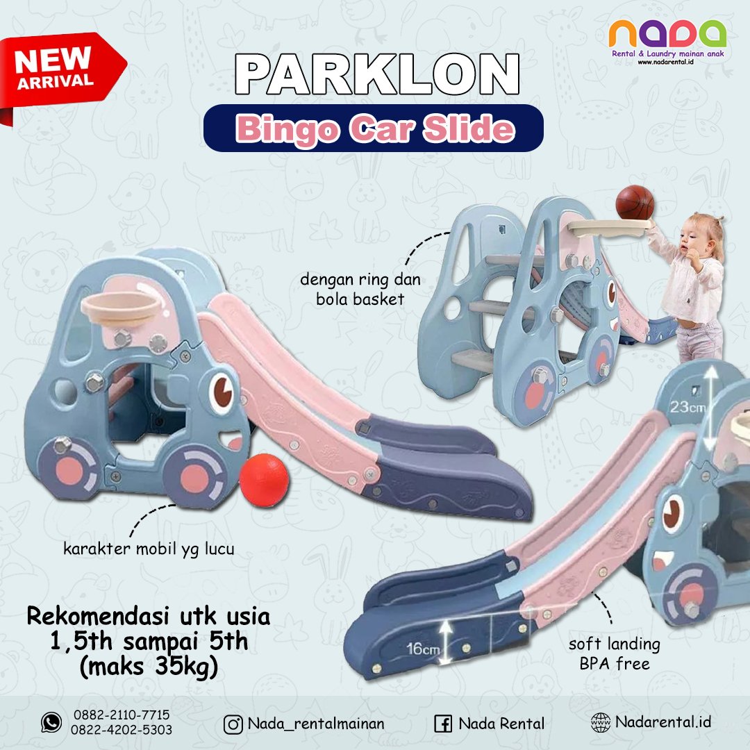 BINGO PARKLON CAR SLIDE