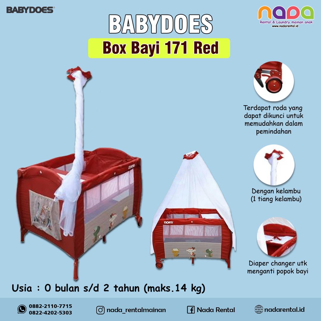 BOX BAYI BABYDOES 171 RED