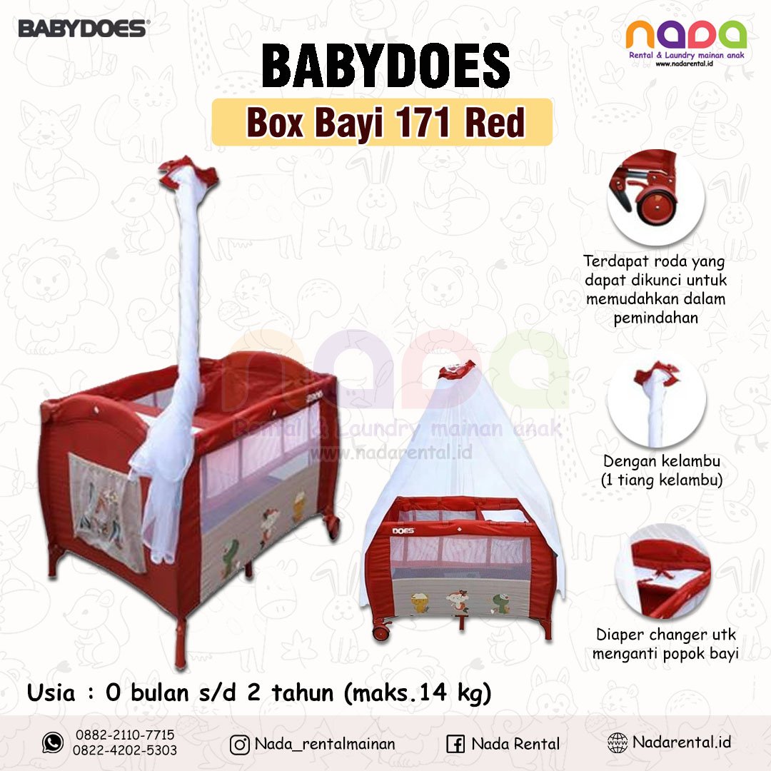 BOX BAYI BABYDOES 171 RED