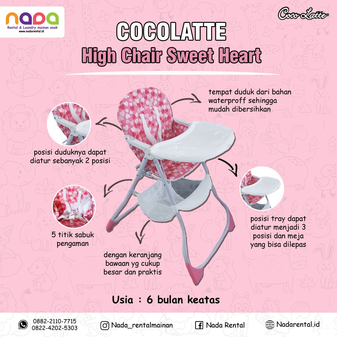 KURSI MAKAN HIGH CHAIR