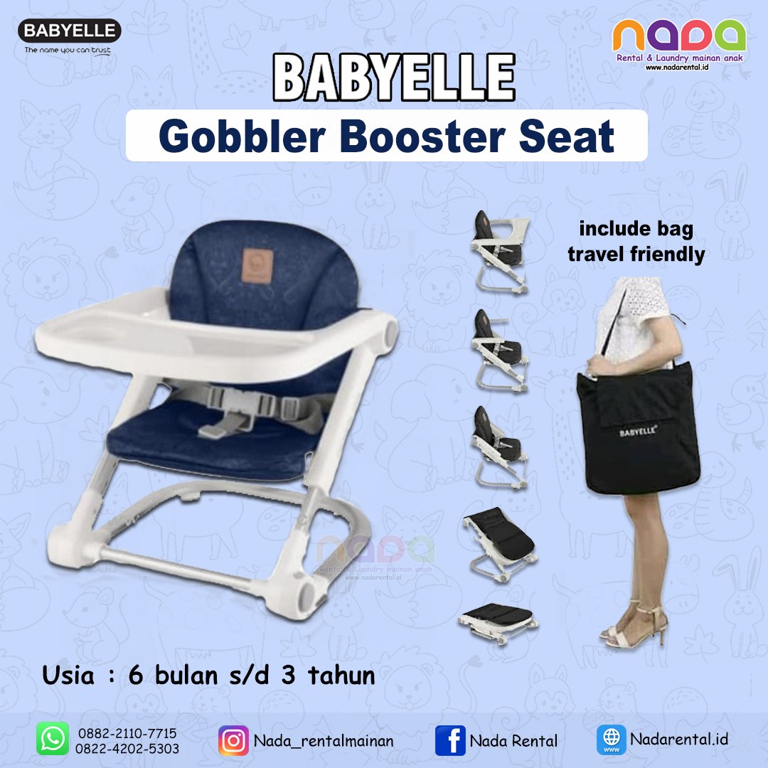 BOOSTER SEAT BABYELLE-BLUE
