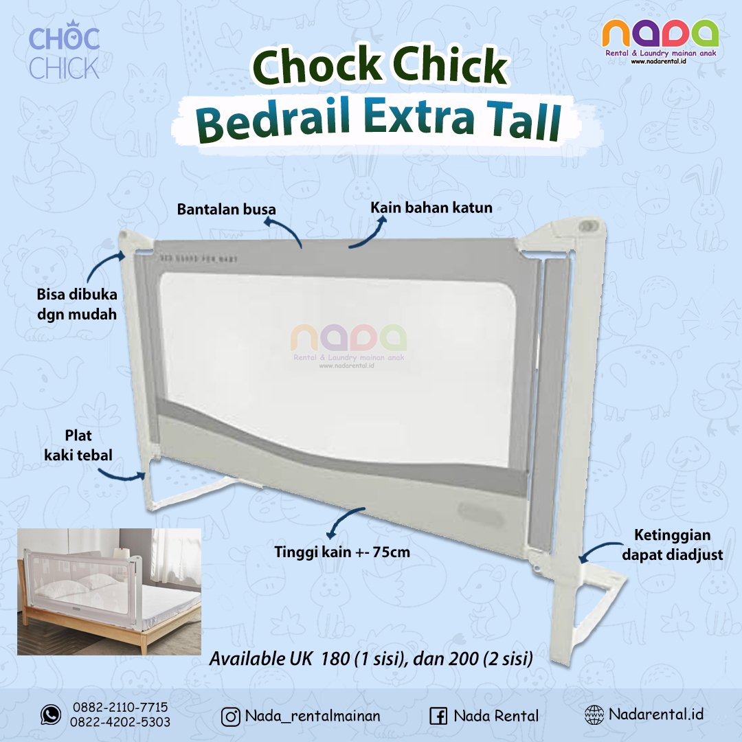 BEDRAIL CHOC CHICK 200 CM